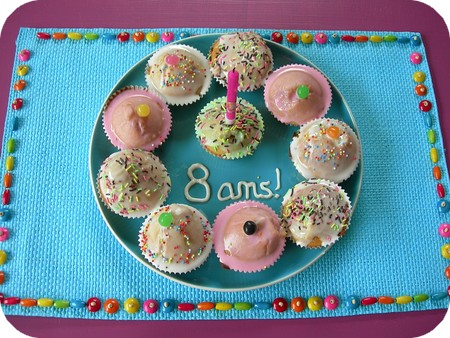 cupcake girly pour anniversaire réussi !