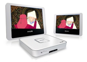 lecteur dvd portable pour voiture avec 2 écrans