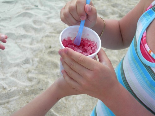 Encore de la glace... pilée, au sirop