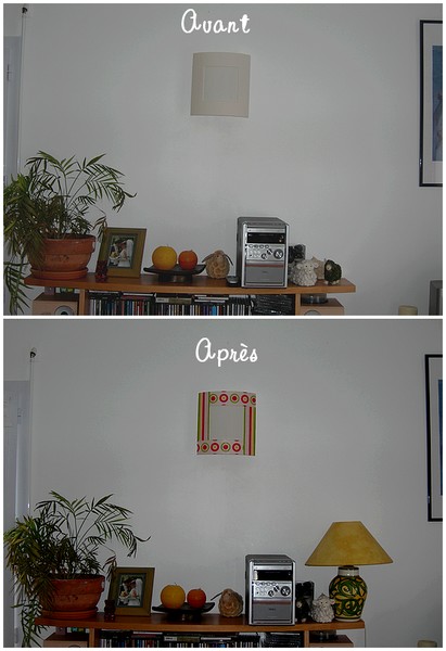 avant après custo applique