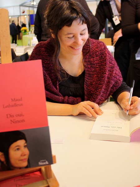 Maud Lethielleux au Printemps du Livre 2009 de Montaigu