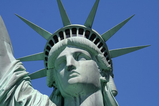 statue of liberty close up