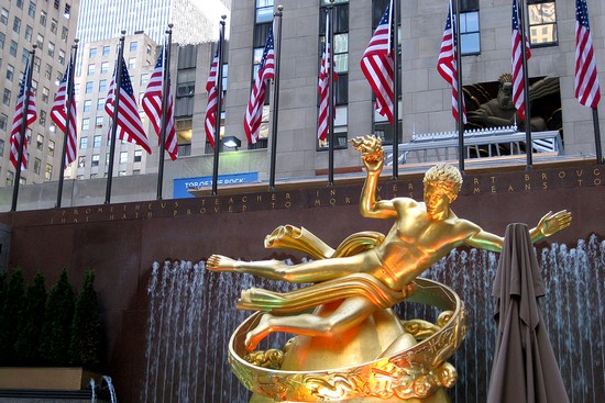 Rockefeller center, la terrasse