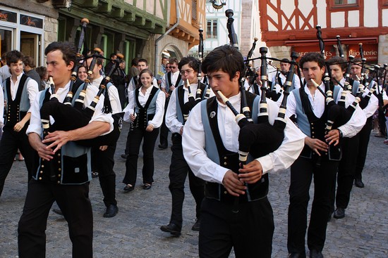 bagad - fêtes historiques de Vannes - juillet 2009