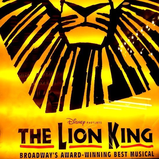 The Lion King au Minskoff Theater, à Time Square