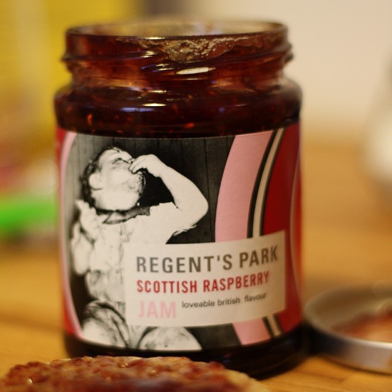 Confiture de framboises Regent's Park