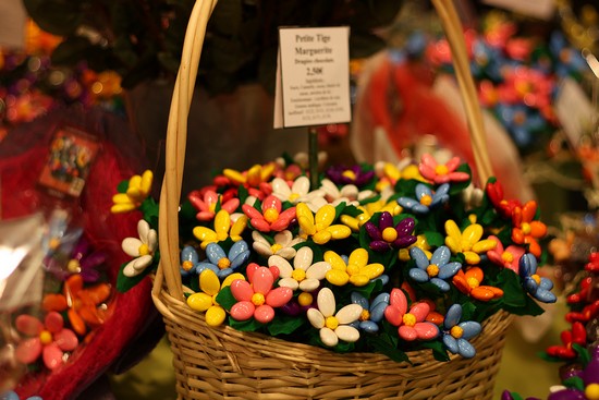 fleurs de dragées - salon du chocolat 2009