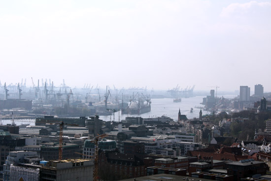 vue port Hambourg
