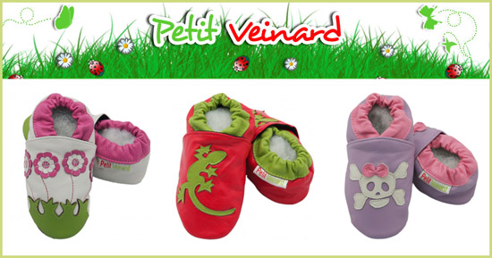 chaussons cuir petit veinard