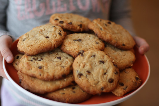 recette cookies cacahuètes chocolat cannelle - via mercipourlechocolat.fr