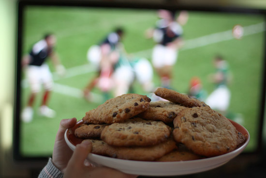 recette cookies cacahuètes chocolat cannelle - via mercipourlechocolat.fr