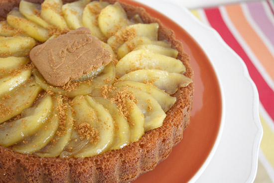 gâteau renversé pommes/speculoos