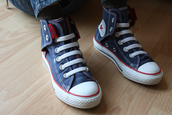 converse enfant elastique