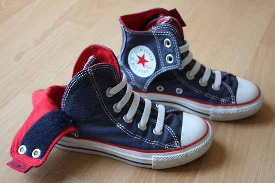 converse enfant elastique