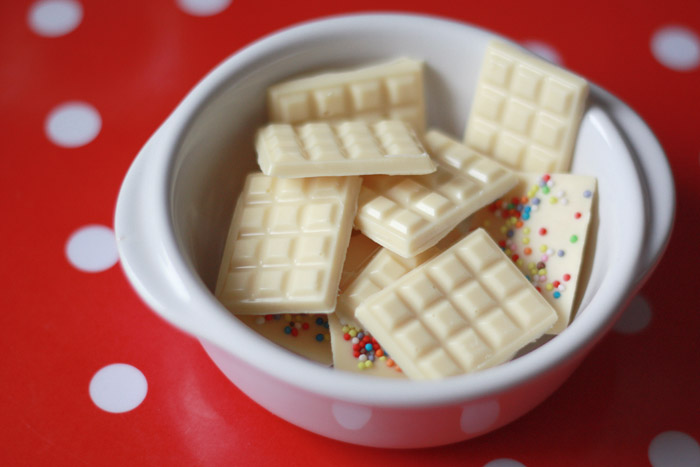 Mini tablettes en chocolat faciles