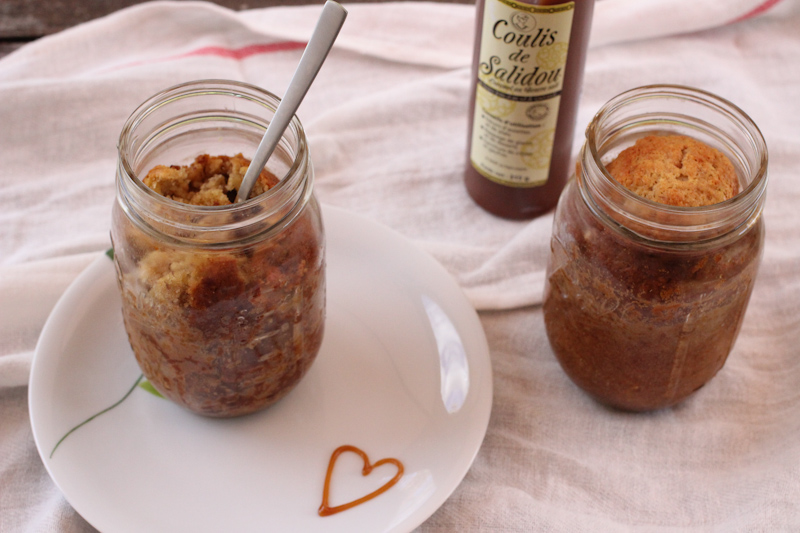 Banana bread in a jar pomme salidou (pour la recette, cliquez sur l'image)