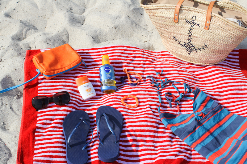 Dans mon sac de plage il y a Merci pour le chocolat