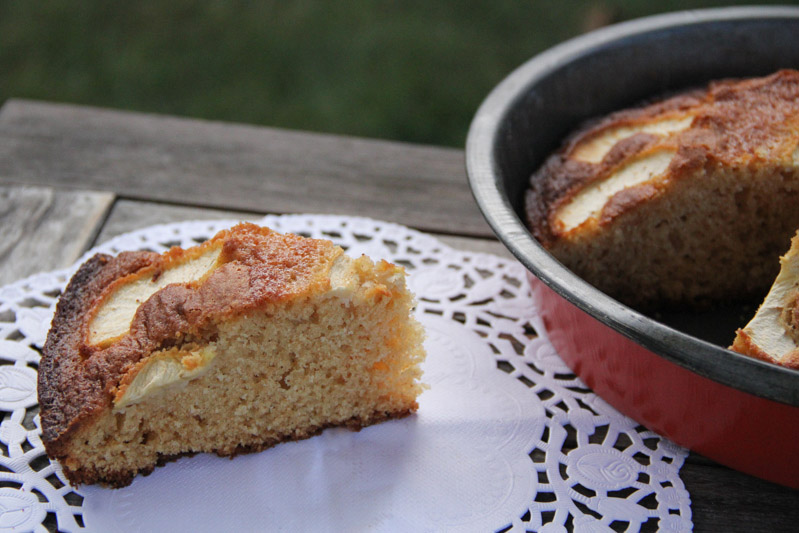 Gâteau au yaourt pomme caramel beurre salé (pour la recette, cliquez sur l'image)