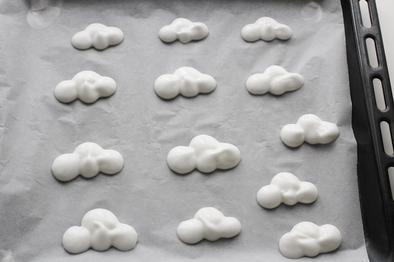 meringues nuages - recette facile