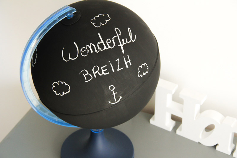 DIY globe terrestre ardoise (via wonderfulbreizh.fr)