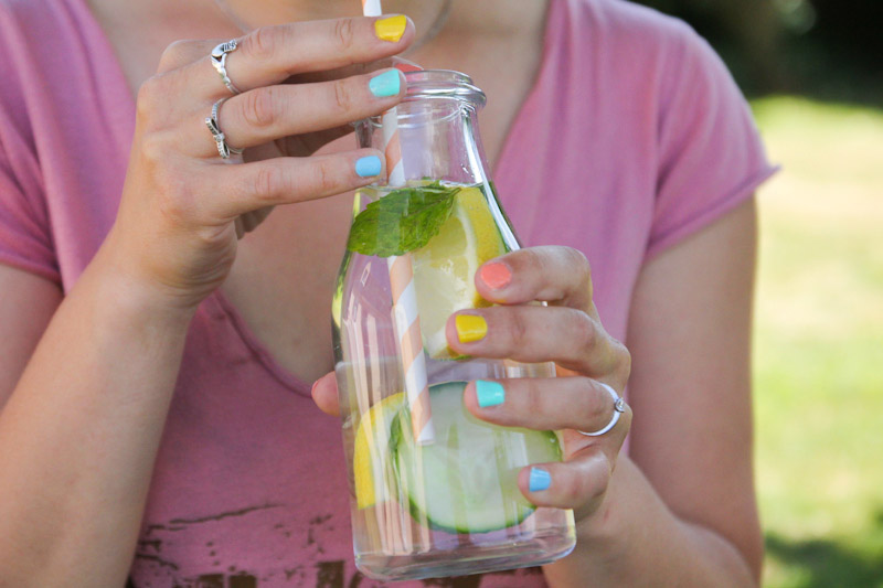 recette detox water concombre menthe citron