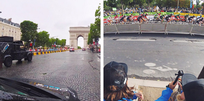 arrivée tour de france 2015 paris gopro