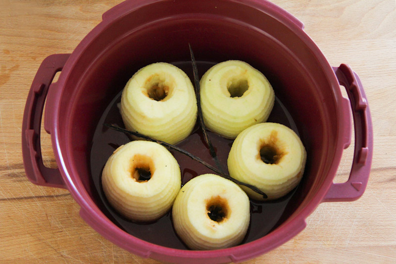 recette pommes au cidre et à la vanille (cliquez sur l'image)