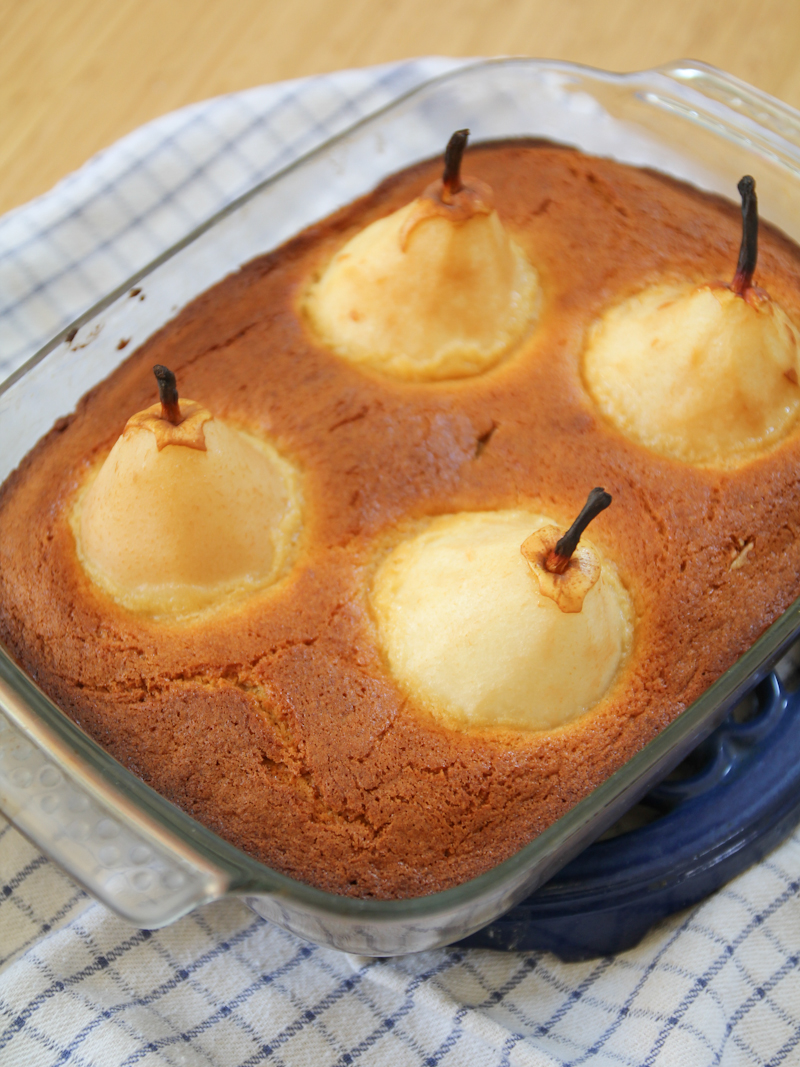 recette gâteau poires entières caramel beurre salé (via wonderfulbreizh.fr)