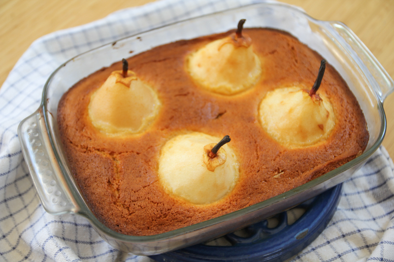 recette gâteau poires entières caramel beurre salé (via wonderfulbreizh.fr)