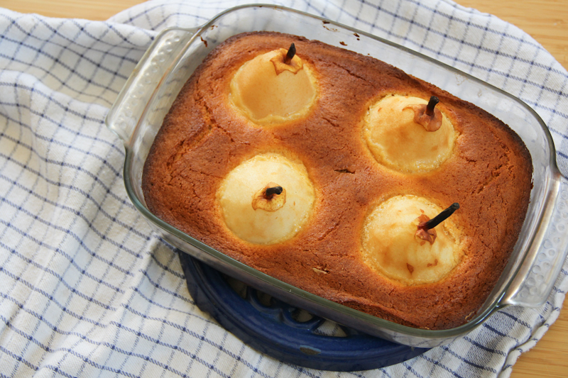 recette gâteau poires entières caramel beurre salé (via wonderfulbreizh.fr)