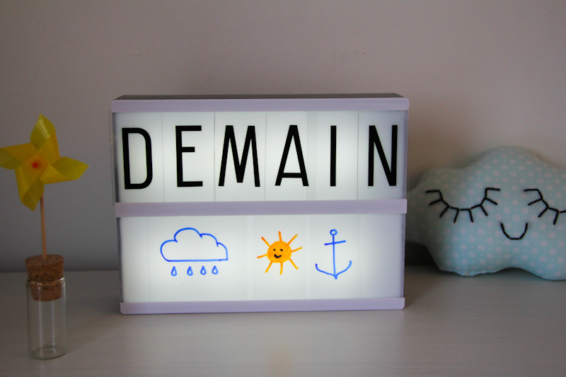 DIY - lightbox customisée (via mercipourlechocolat.fr)