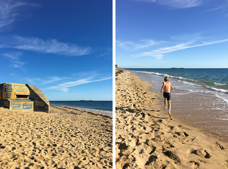 plage de Saint-Pierre de Locmariaquer - Morbihan (via www.mercipourlechocolat.fr)