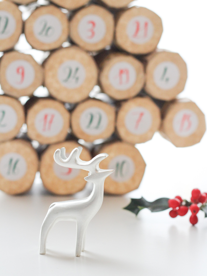 DIY calendrier de l'avent kraft & récup (via mercipourlechocolat.fr)