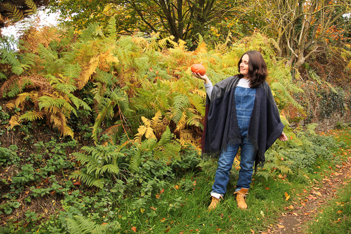 salopette et cape Boden - look automne