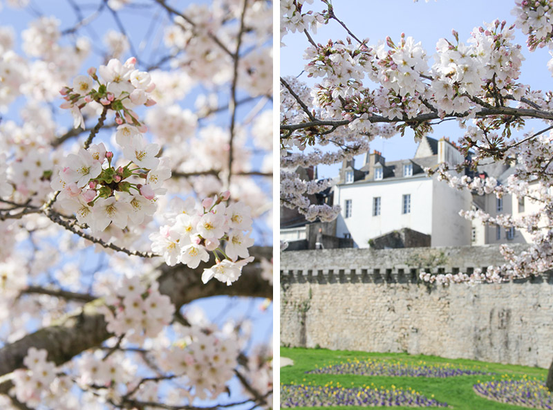 Remparts de Vannes au Printemps (via mercipourlechocolat.fr)