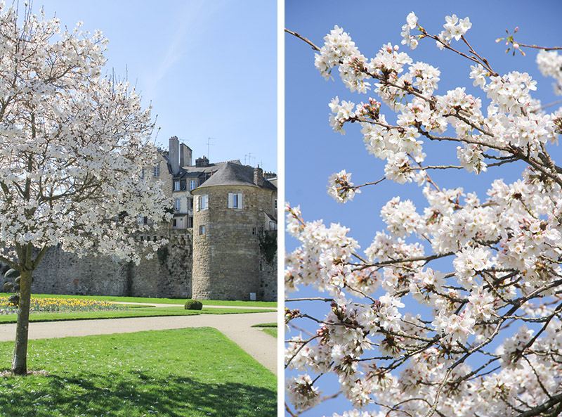 Remparts de Vannes au Printemps (via mercipourlechocolat.fr)