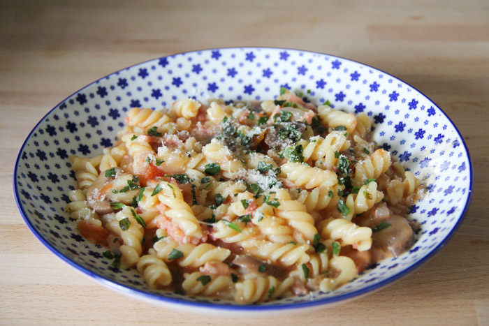 ONE POT PASTA - recette facile et super rapide au Cook Processor KitchenAid (via mercipourlechocolat.fr)