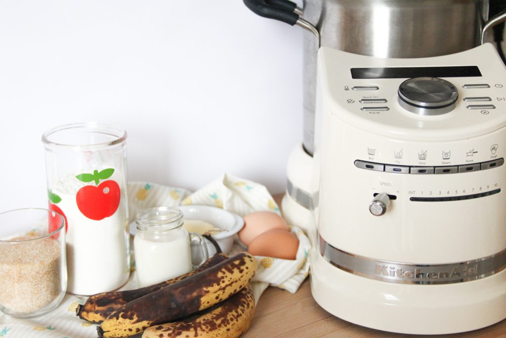 Recette BANANA BREAD express - facile avec le Cook Processor KitchenAid