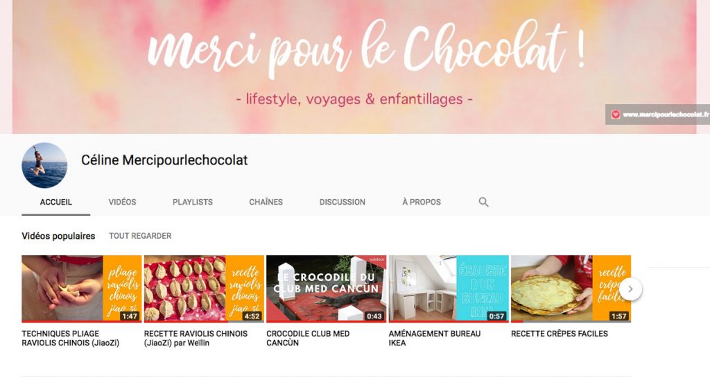 Ma Petite Chaine Youtube Merci Pour Le Chocolat