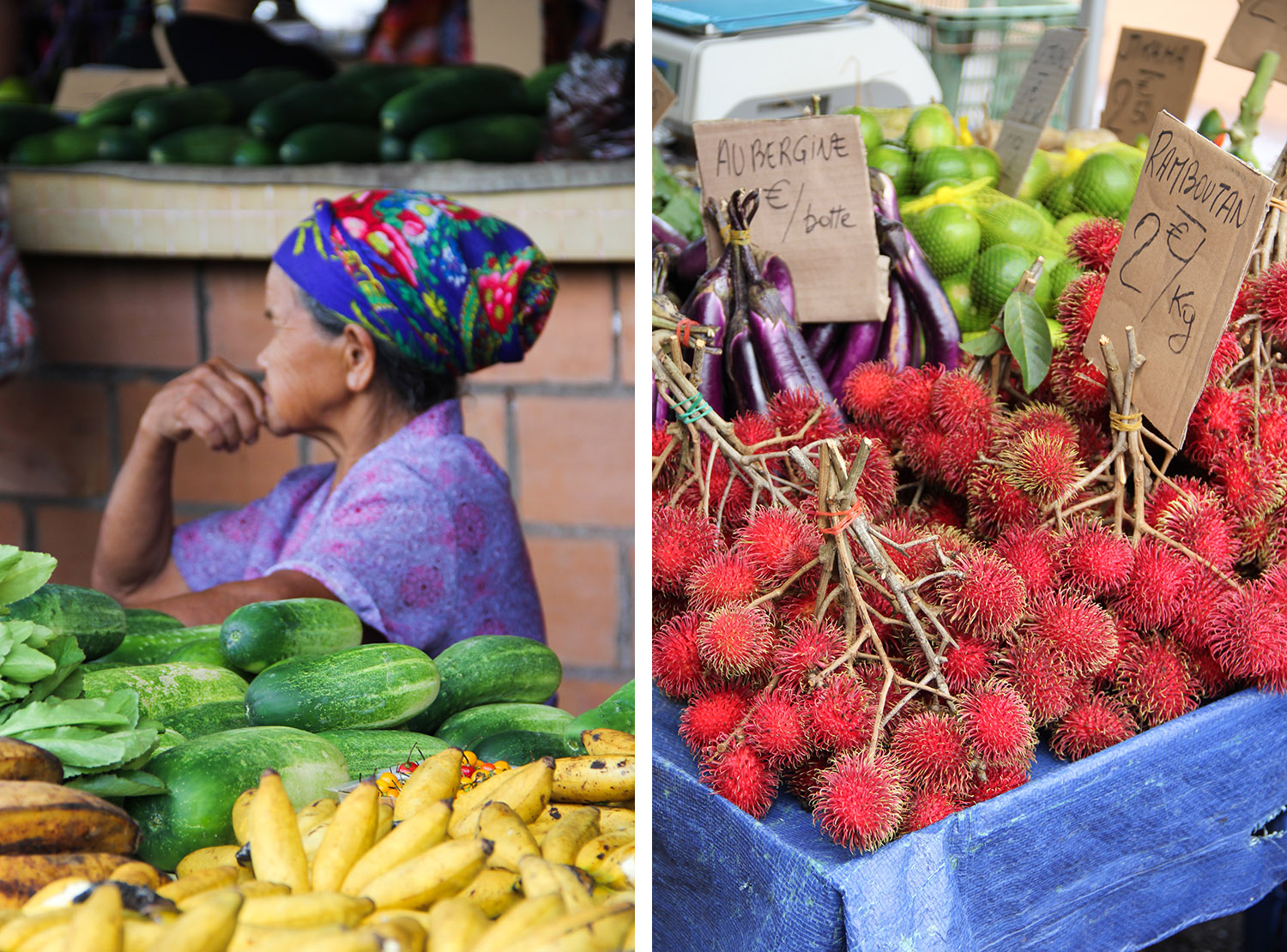 GUYANE - marché Hmong de Cacao