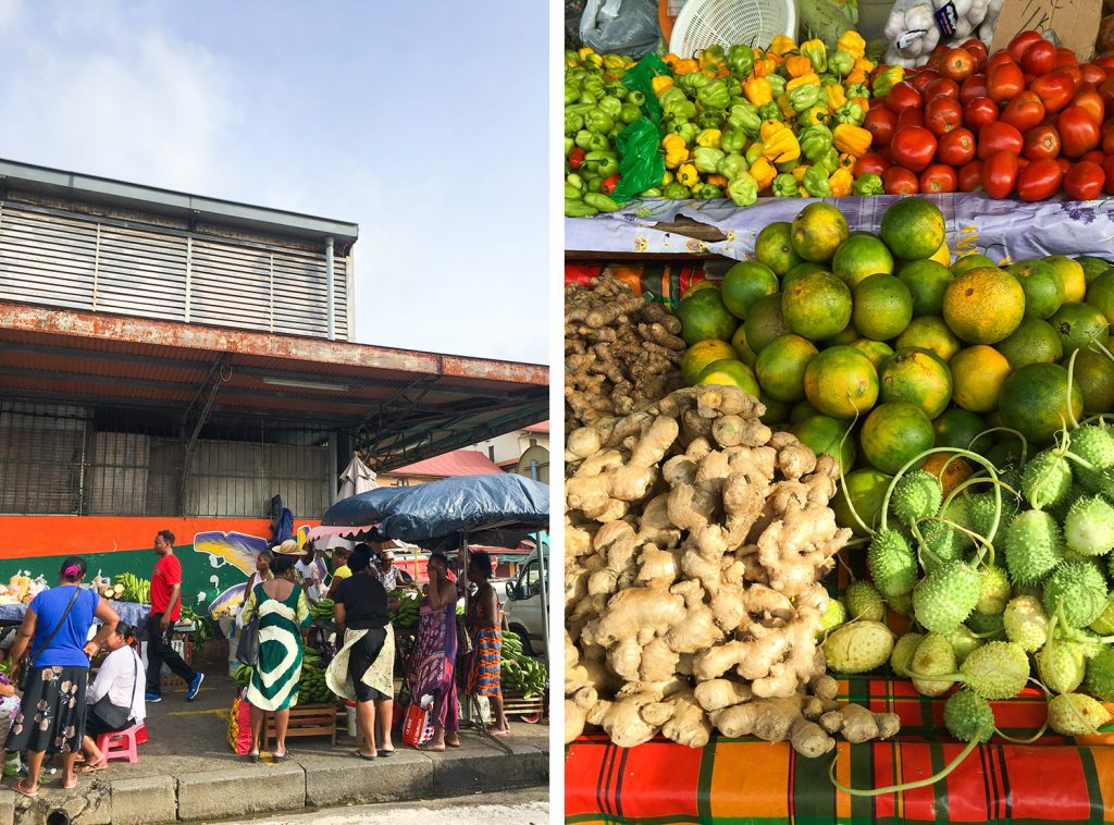 GUYANE - marché de Cayenne