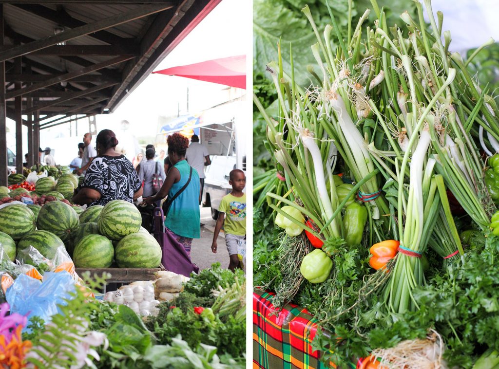 GUYANE - marché de Cayenne