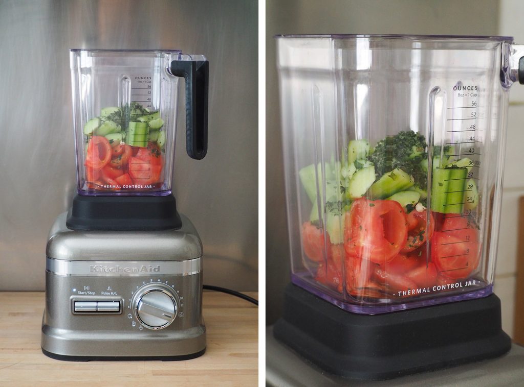 GASPACHO DE TOMATES À LA CORIANDRE - recette facile au SuperBlender KitchenAid