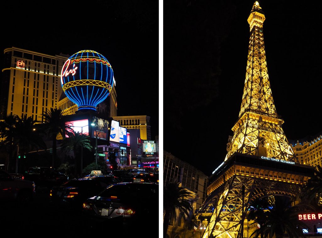 LAS VEGAS - The Strip by night