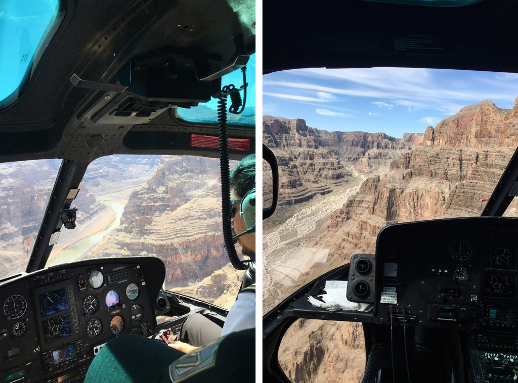 Survoler le Grand Canyon depuis Las Vegas en hélicoptère