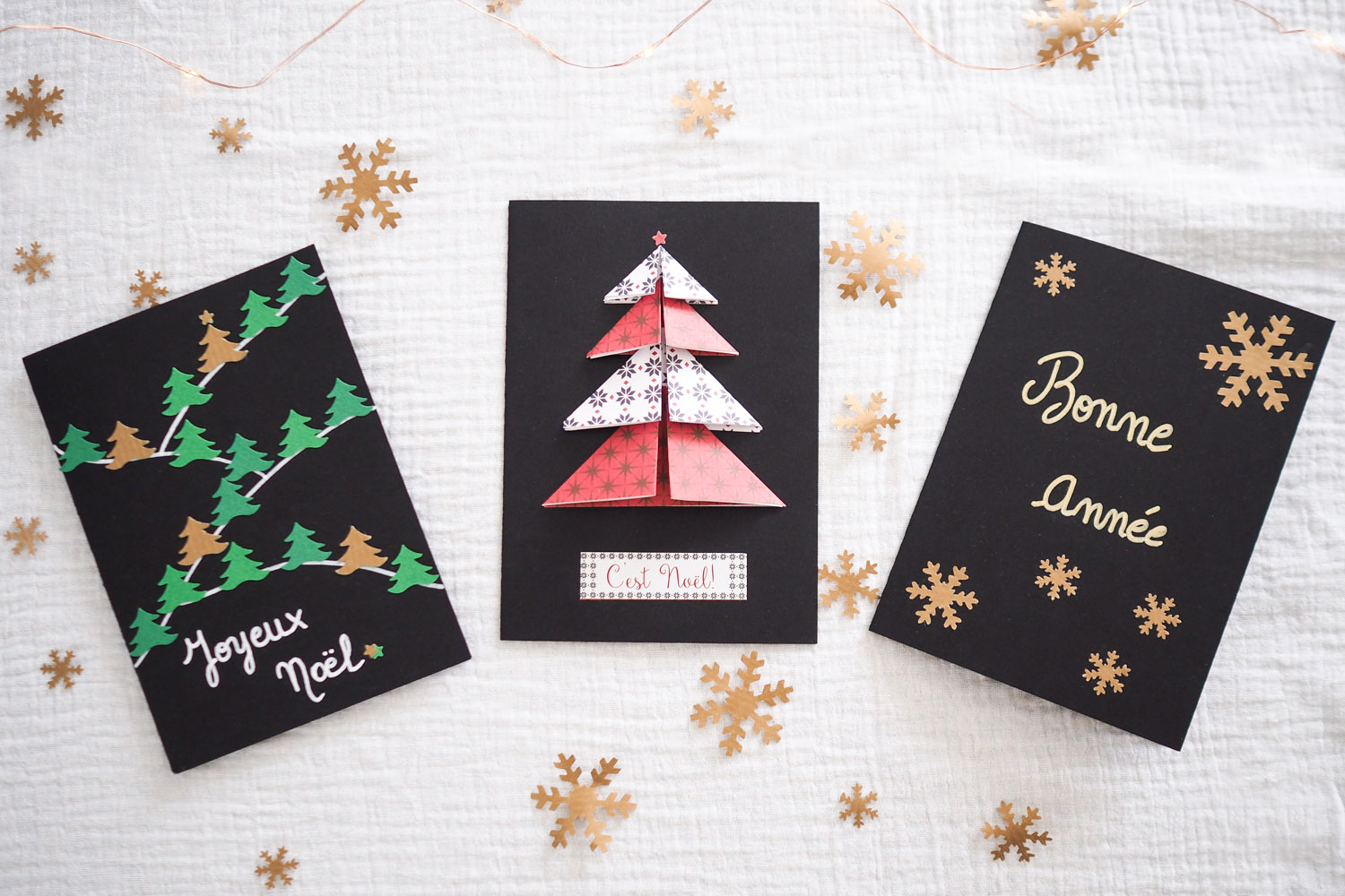 DIY – cartes de vœux de Noël fait main | Merci pour le chocolat