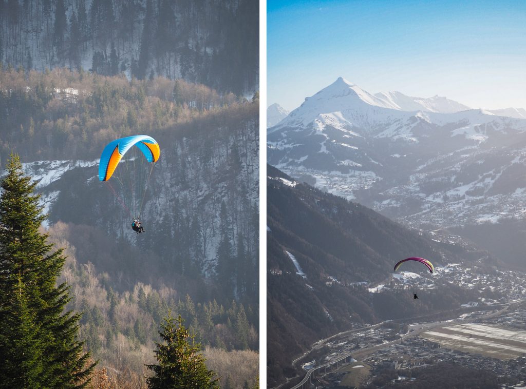 PASSY PLAINE JOUX - baptême parapente