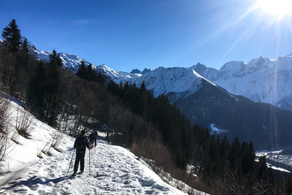 Tour des Ayères en raquettes - Passy Plaine-Joux