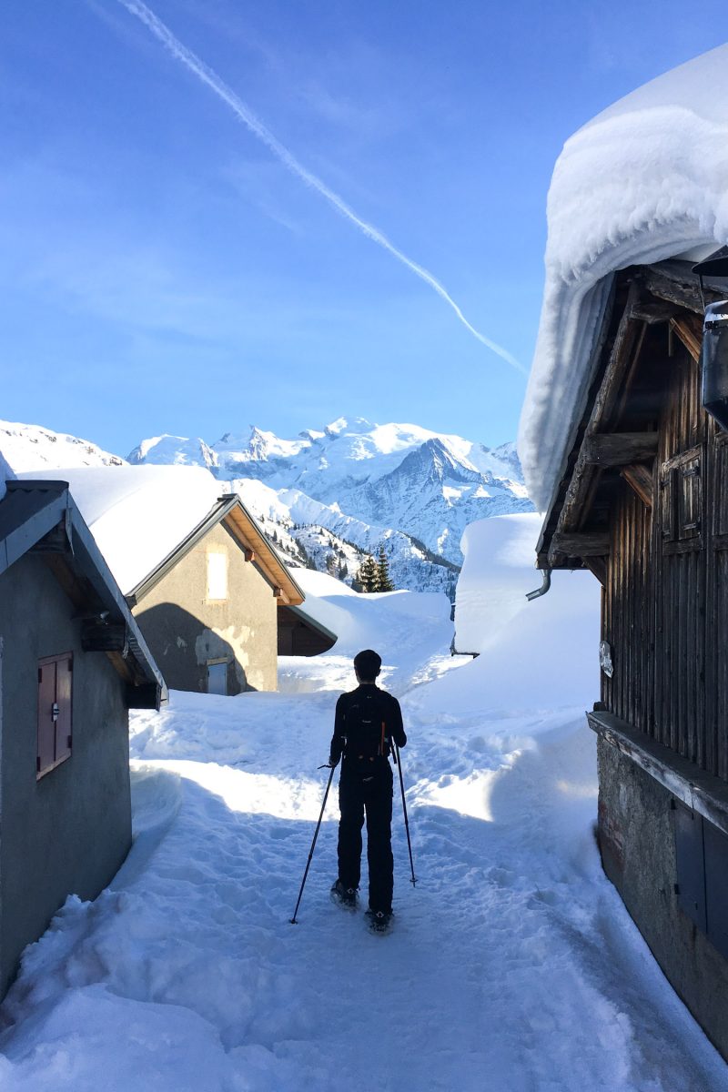 Tour des Ayères en raquettes - Passy Plaine-Joux