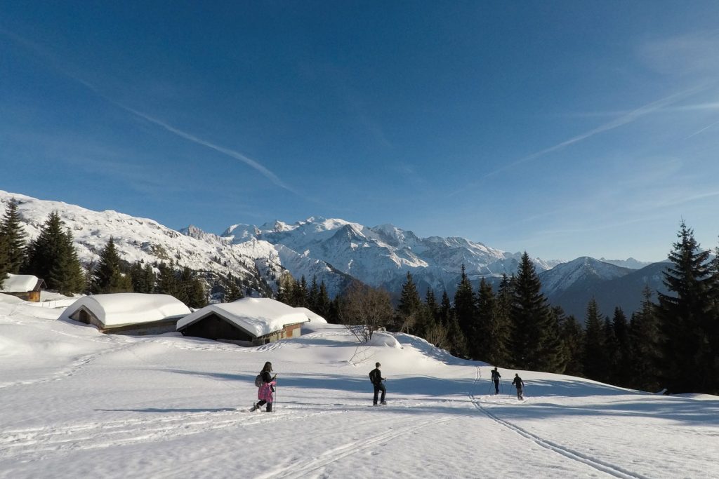 Tour des Ayères en raquettes - Passy Plaine-Joux